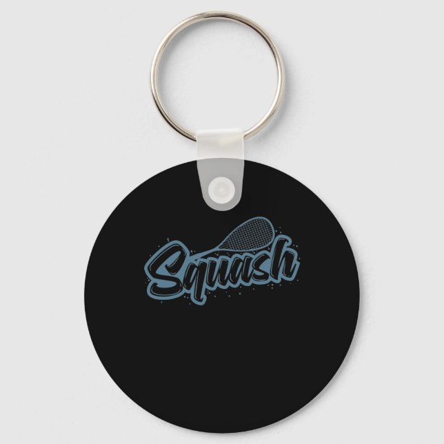 Squash is my favorite hobby key ring (Front)