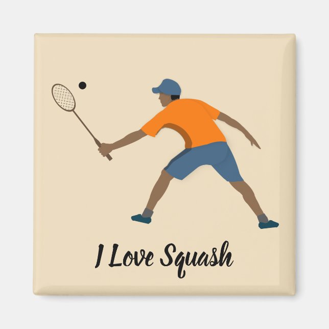 Squash Magnet (Front)