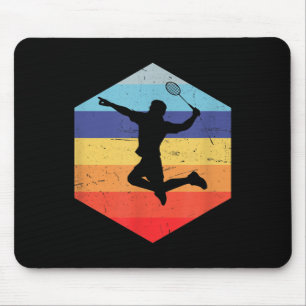 Squash Mens Badminton Player Mouse Pad