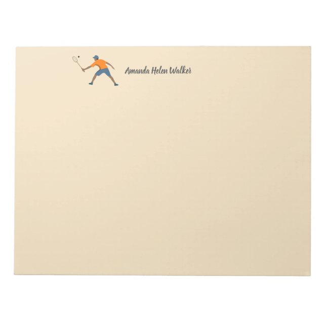 Squash Notepad (Front)