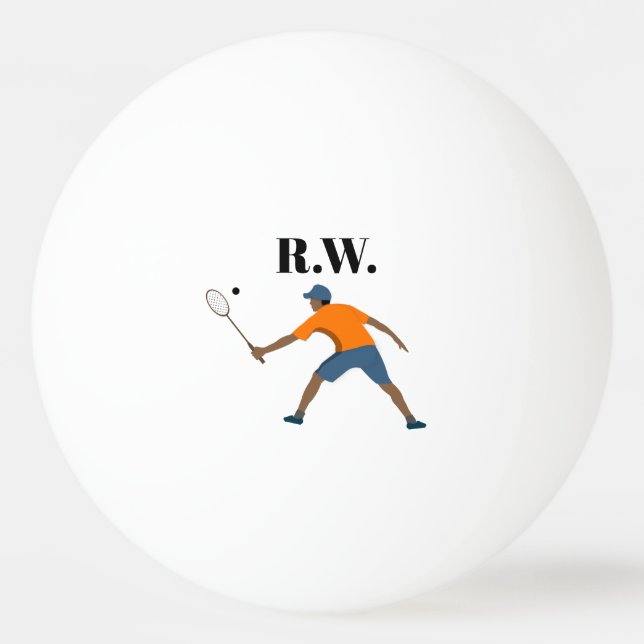 Squash Ping Pong Ball (Front)