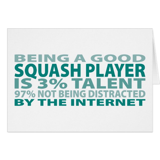 Squash Player 3% Talent (Front Horizontal)