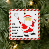 Squash Player Christmas Collectable