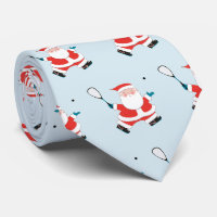 squash player Christmas novelty Neck Tie