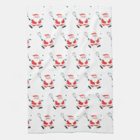 Squash Player Christmas Towel