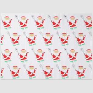 Squash Player Holiday Gift Tissue Paper