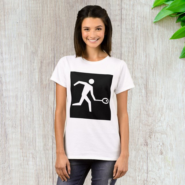 Squash Player Icon T-Shirt (Creator Uploaded)