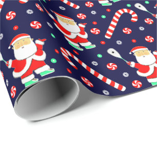 Squash Player Sports Gift Wrapping Paper