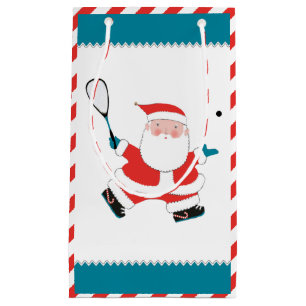 Squash Sports Christmas Small Gift Bag