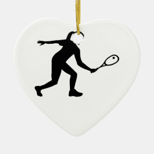 Squash woman ceramic tree decoration