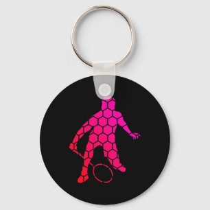 Squash Womens Mens Badminton Shuttle  Key Ring