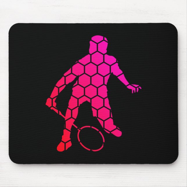 Squash Womens Mens Badminton Shuttle  Mouse Pad (Front)