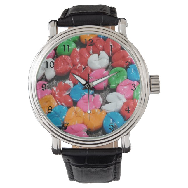 Squashed bubble gum watch (Front)