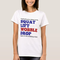 Squat lift wobble drop. Gym motivation