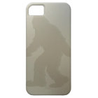 Squatch behind frosted glass