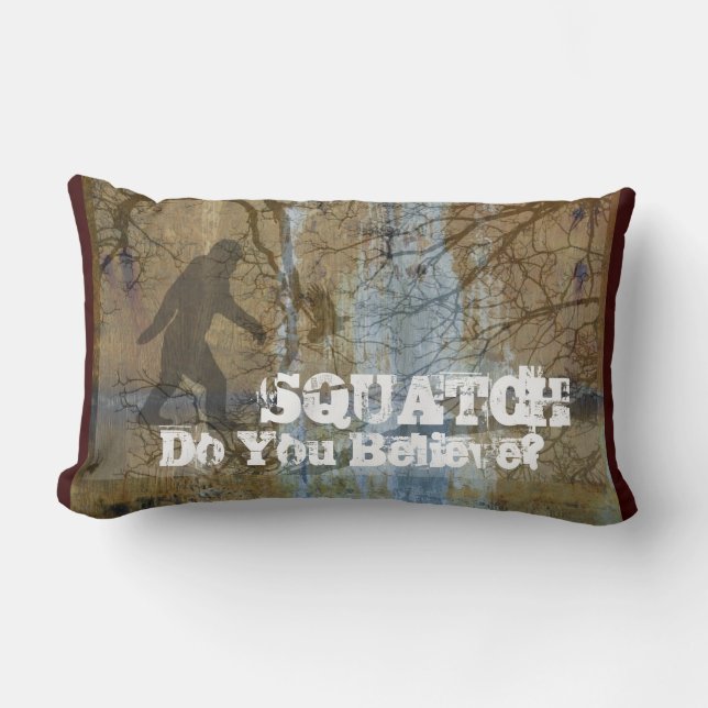 Squatch, Do You Believe Lumbar Cushion (Front)