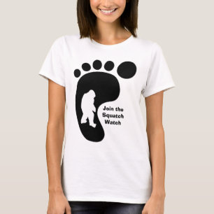 Squatch Footprint Ladies Baby Doll (Fitted) T-Shirt