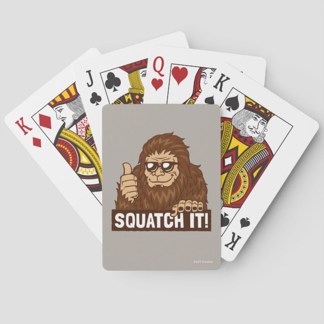 Squatch It Playing Cards (Back)