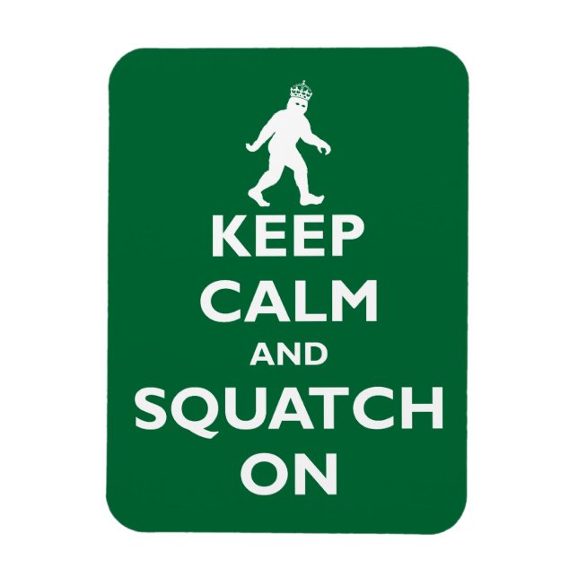 Squatch On Magnet (Vertical)