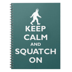 Squatch On Spiral Notebook