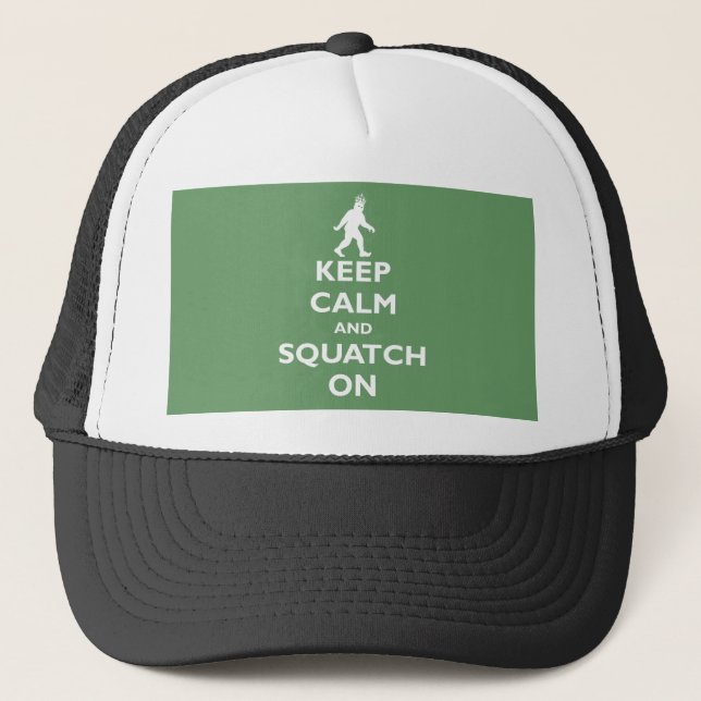 Squatch On Trucker Hat (Front)