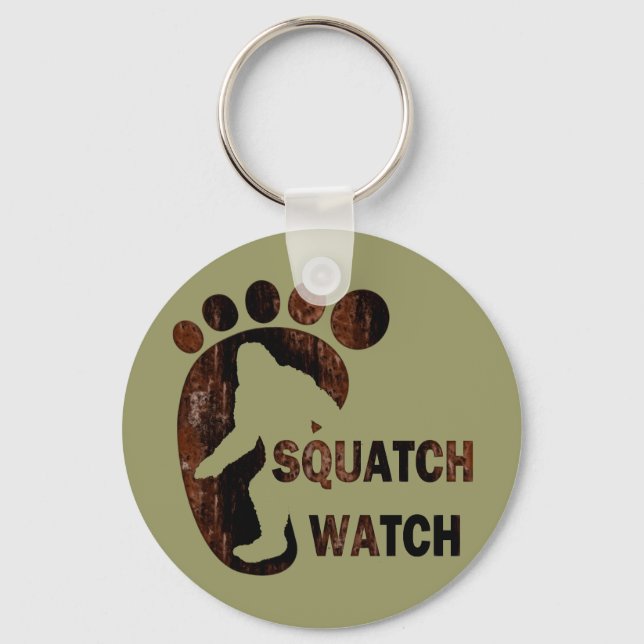 Squatch Watch Key Ring (Front)
