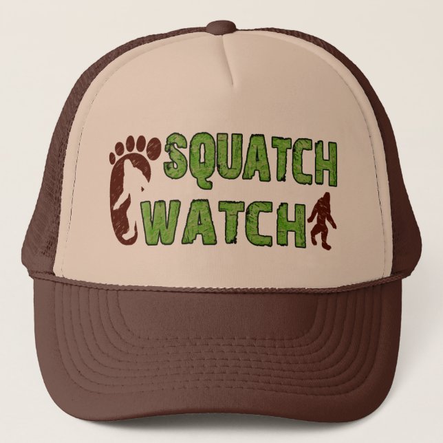 Squatch Watch Trucker Hat (Front)