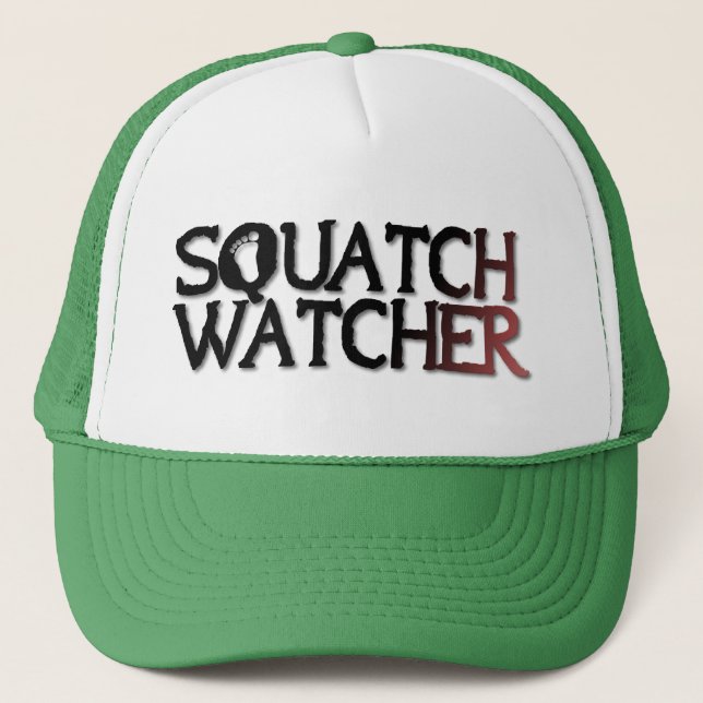 Squatch Watcher Trucker Hat (Front)