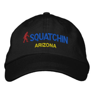 Squatchin & your state personalised embroidered hat