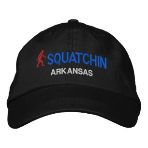Squatchin & your state personalised embroidered hat