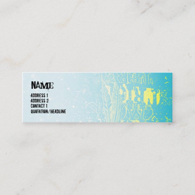 Squaw Mini Business Card (Front)
