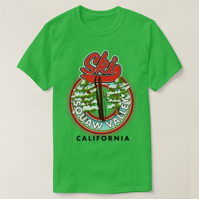 Squaw Valley California T-Shirt (Design Front)