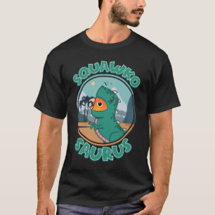 Squawkosaurus Rex Parrot I Green Cheek Pineapple C T-Shirt
