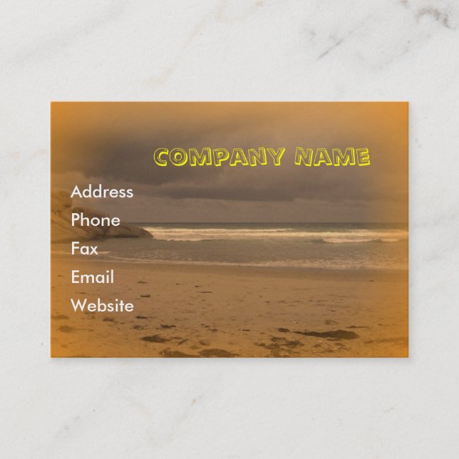 Squeaky Beach 5 Business Card (Front)