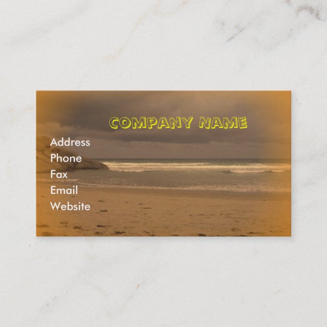 Squeaky Beach 5 Business Card (Front)
