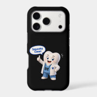 Squeaky Clean Tooth Mascot iPhone Case