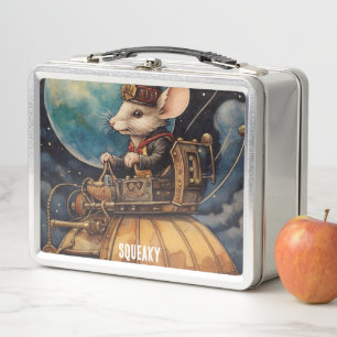 Squeaky Metal Lunch Box