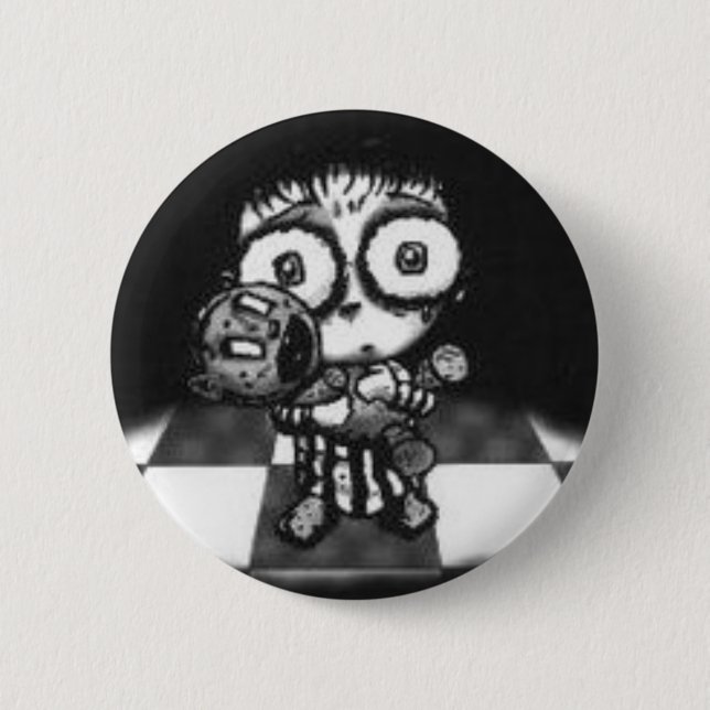 Squee 6 Cm Round Badge (Front)