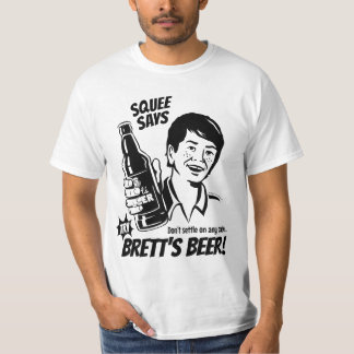 Squee Says Try Brett's Beer - Kavanaugh (Black) T-Shirt