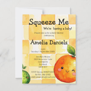 Squeeze Me, We’re Having a Baby Invitation