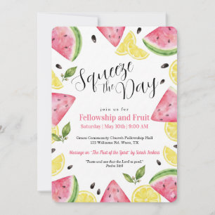 Squeeze the Day - Breakfast/Brunch Invitation