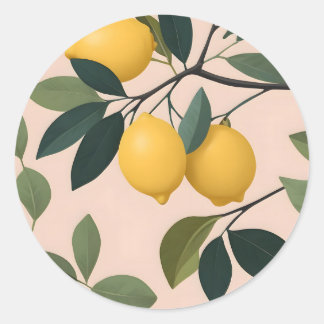 Squeeze the Day Classic Round Sticker