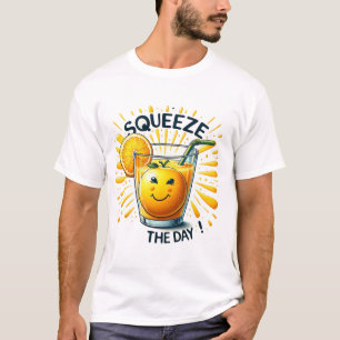 Squeeze The Day Orange Juice T-Shirt