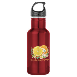 Squeeze The Day Play Mahjong Citrus 532 Ml Water Bottle