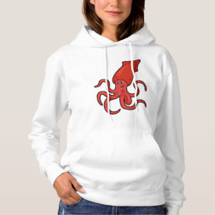 Squid at Poker with Poker cards Hoodie