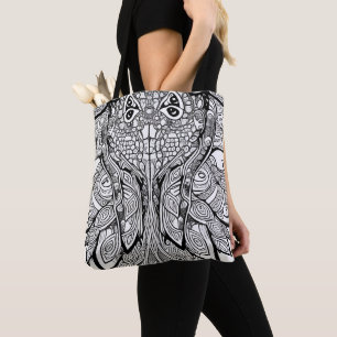 Squid Face Tote Bag