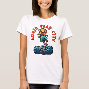 Squid Fear City Graphic Tee