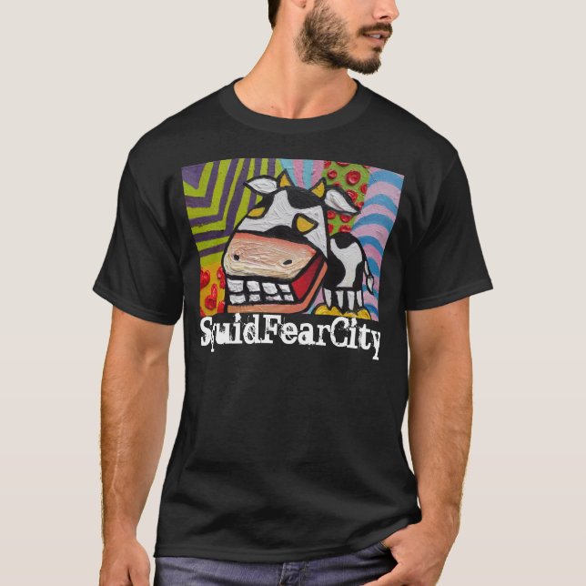 Squid Fear City Graphic Tees (Front)