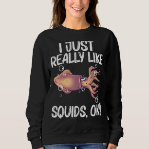 Squid For Men Women Giant Squid Octopus Tentacles Sweatshirt