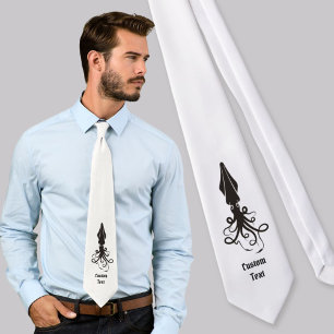 Squid Icon Black Tie